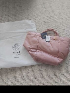 NWT Russet Quilted Blush Pink Tote
